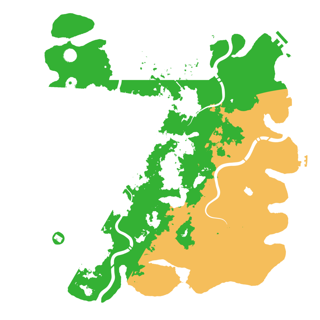 Biome Rust Map: Procedural Map, Size: 4250, Seed: 15248518