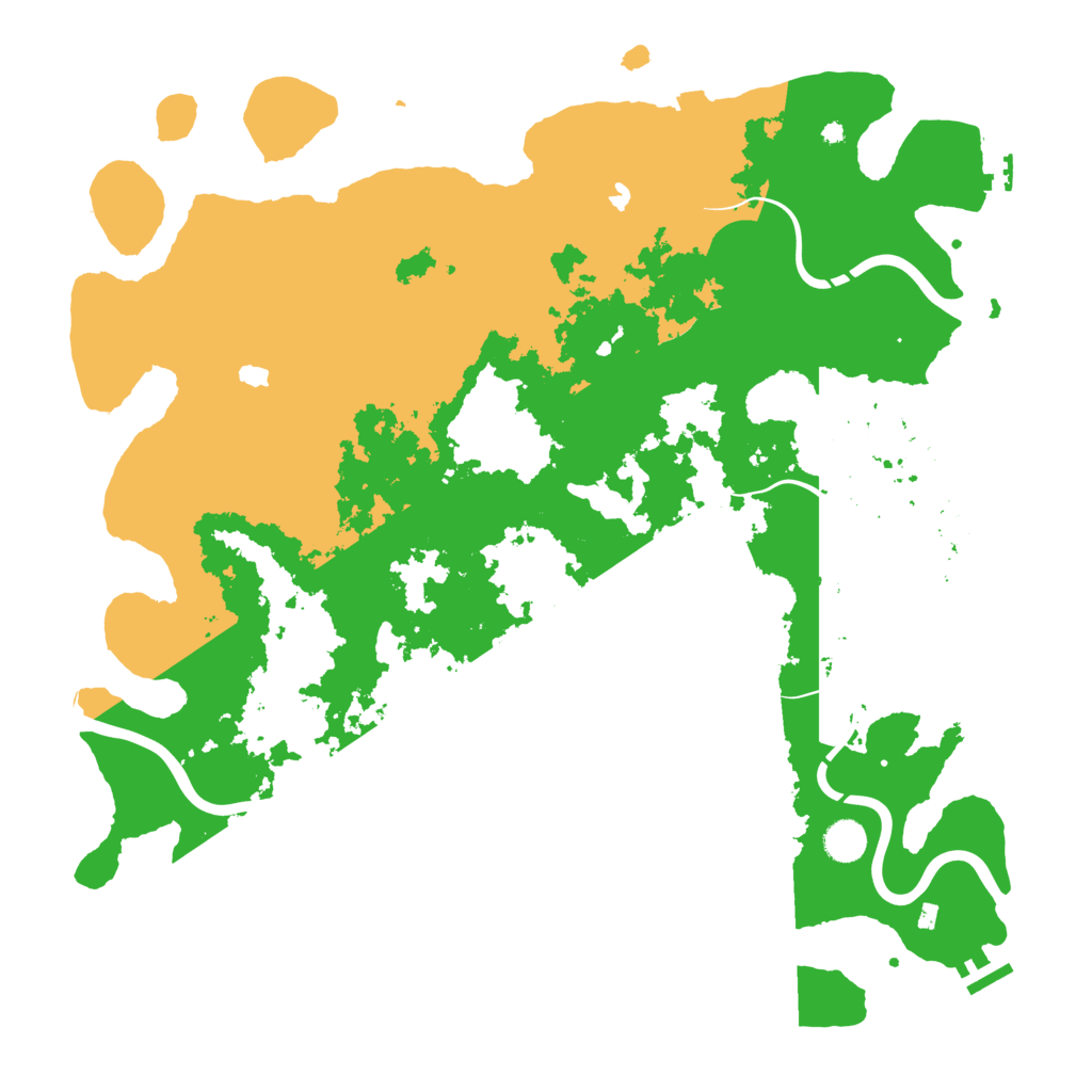 Biome Rust Map: Procedural Map, Size: 4500, Seed: 1275637383