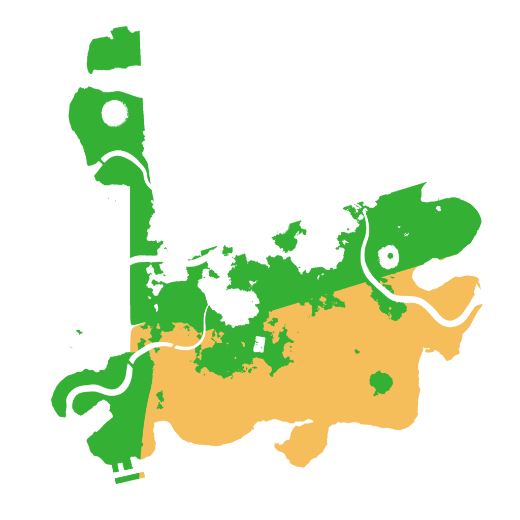 Biome Rust Map: Procedural Map, Size: 3500, Seed: 1497540526