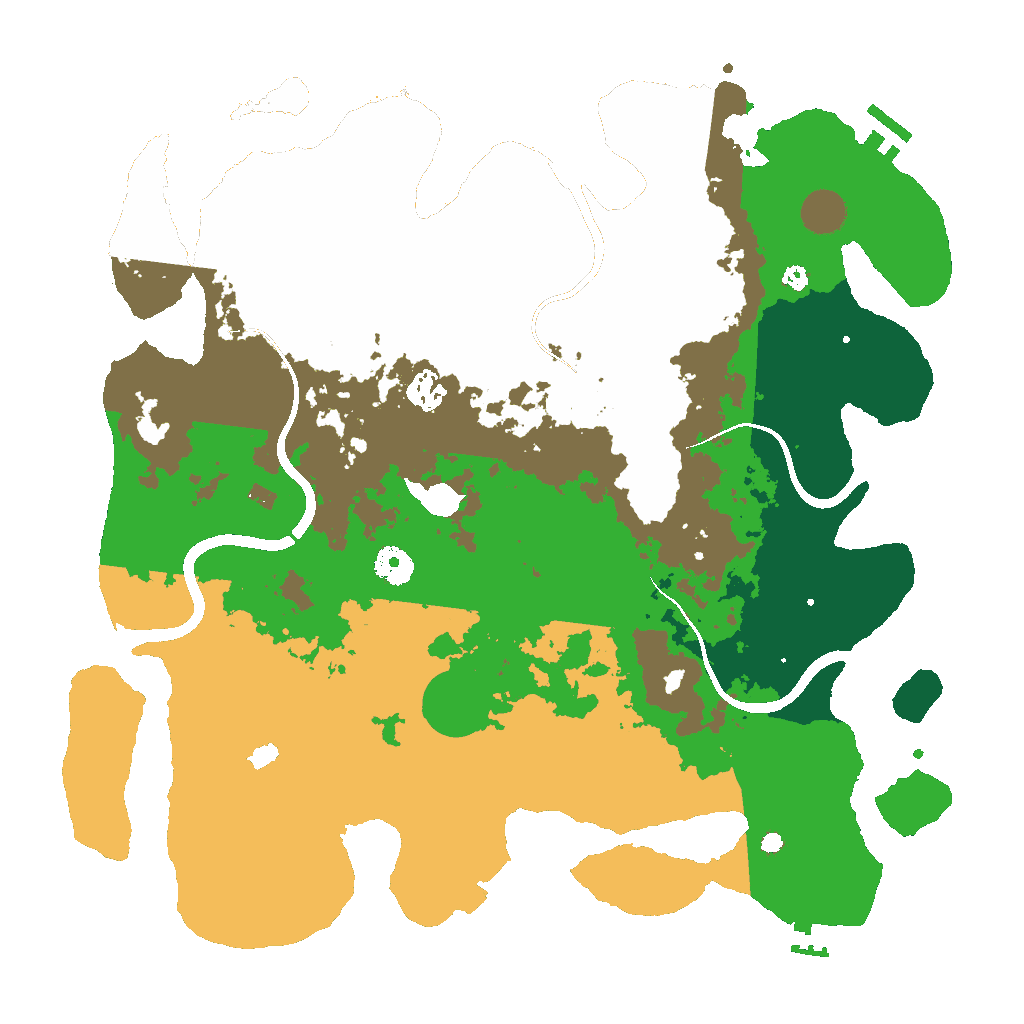 Biome Rust Map: Procedural Map, Size: 4000, Seed: 514691913