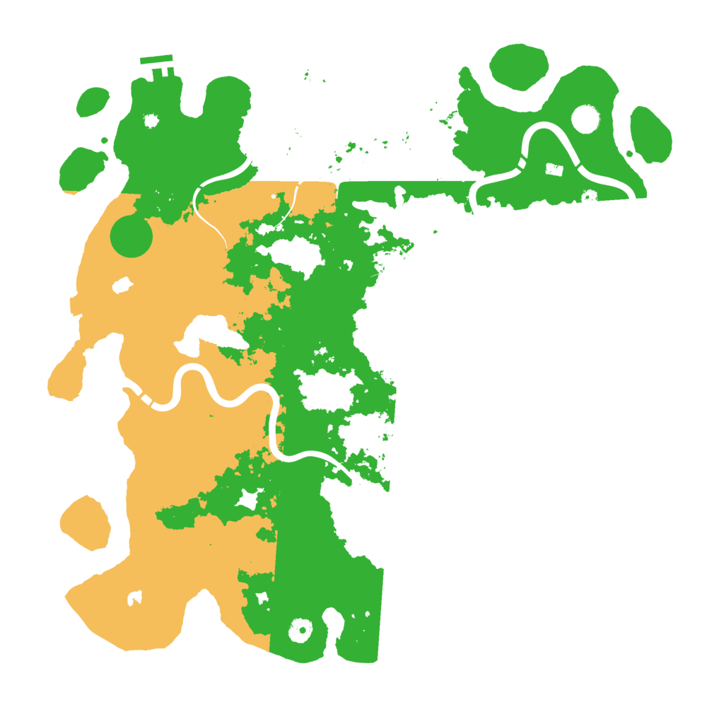Biome Rust Map: Procedural Map, Size: 4500, Seed: 1224865260
