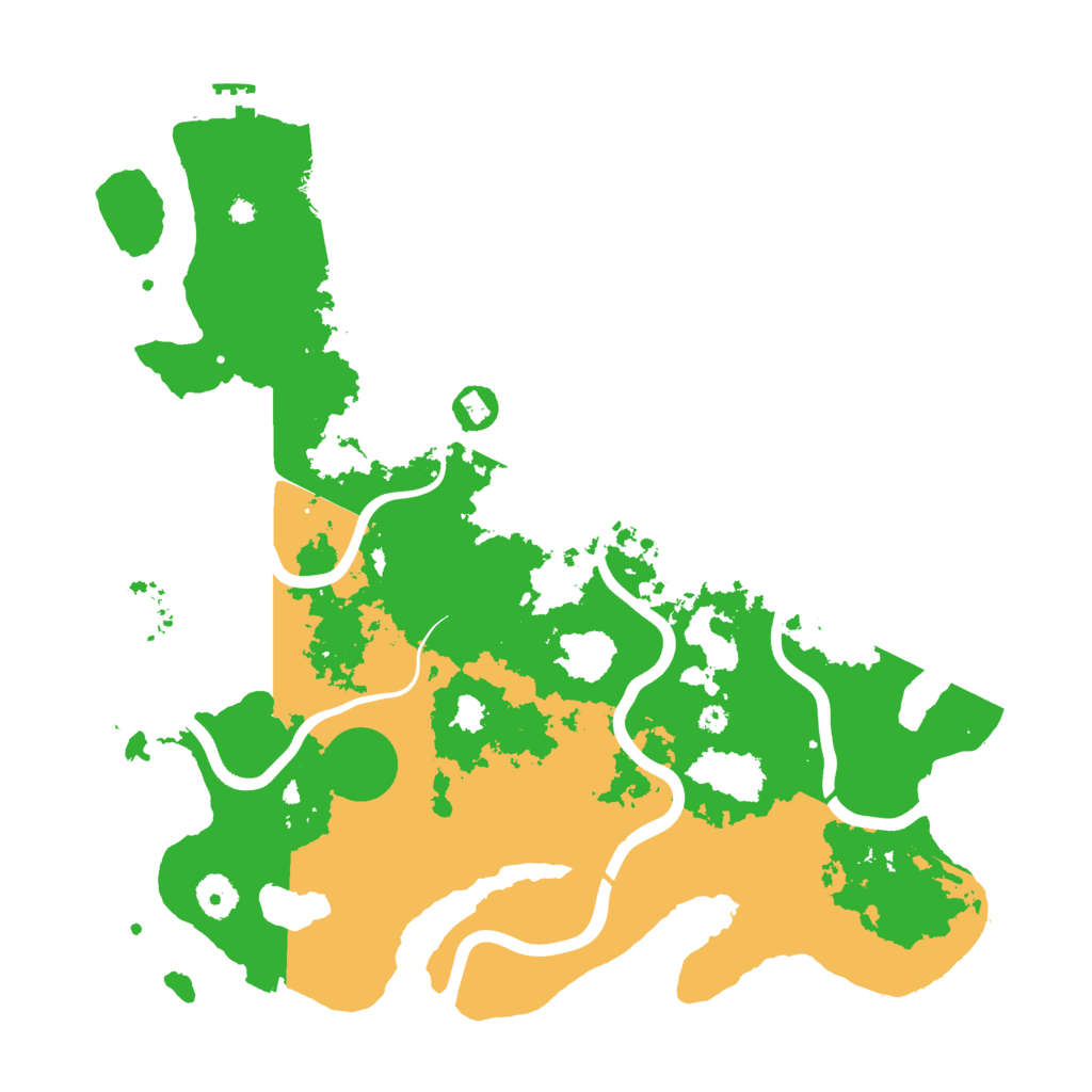 Biome Rust Map: Procedural Map, Size: 3900, Seed: 631546654