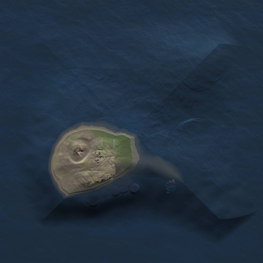Rust Map: Procedural Map, Size: 1000, Seed: 904573844, 1 Monuments