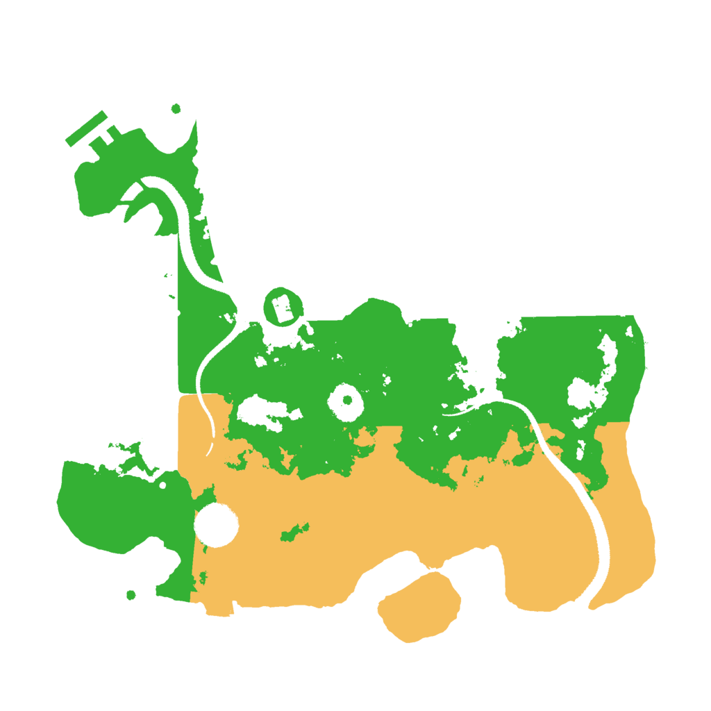 Biome Rust Map: Procedural Map, Size: 3000, Seed: 13953