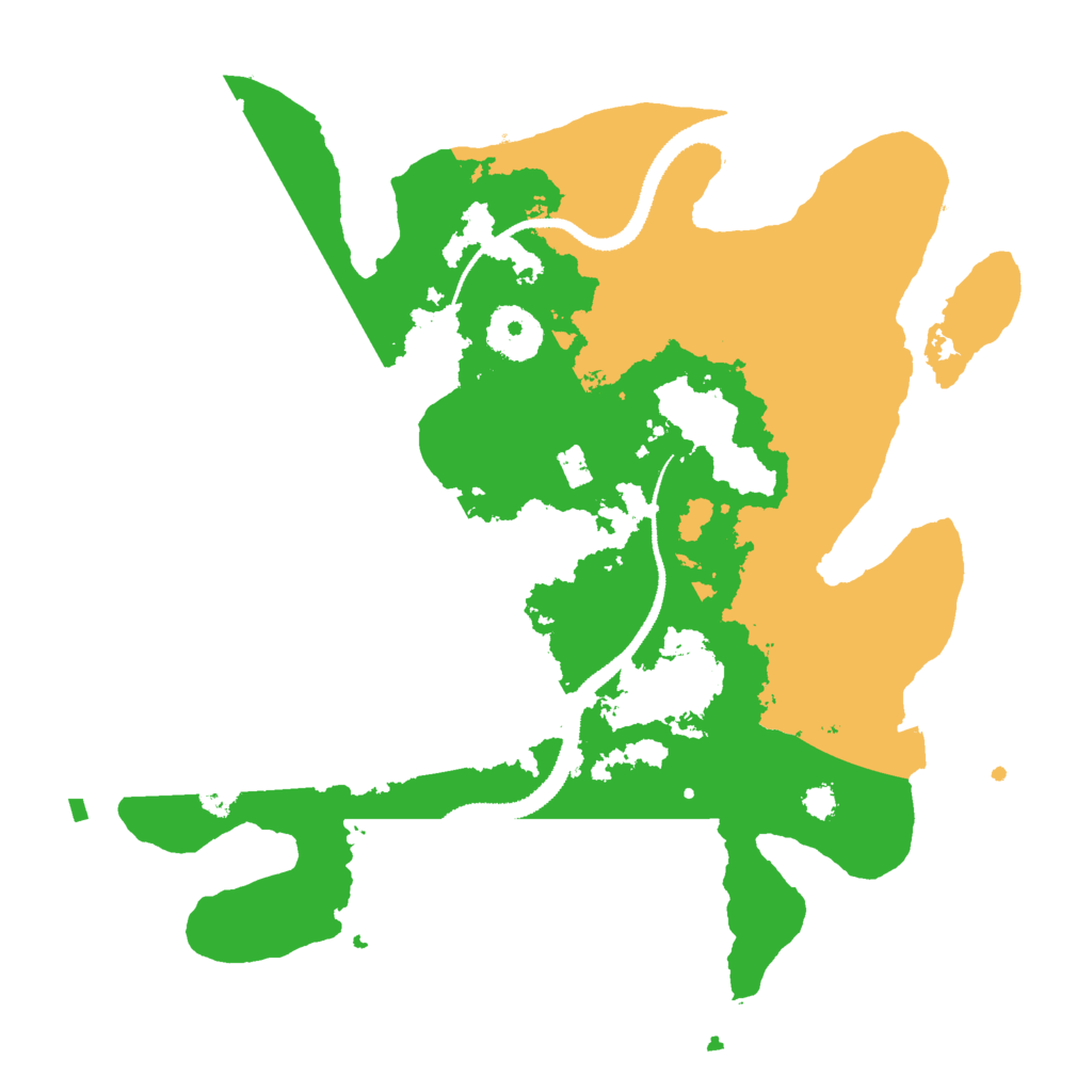 Biome Rust Map: Procedural Map, Size: 3000, Seed: 1091111180
