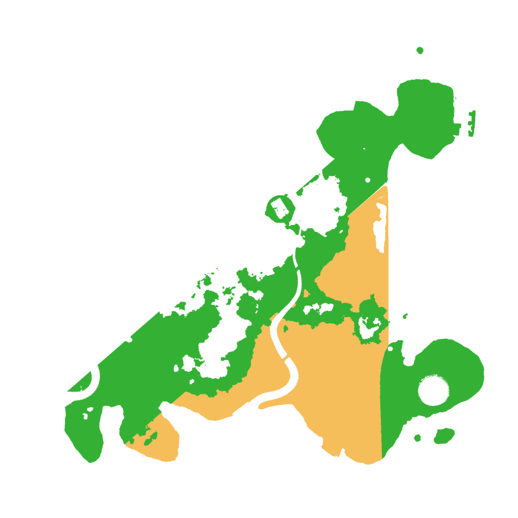 Biome Rust Map: Procedural Map, Size: 3000, Seed: 3474