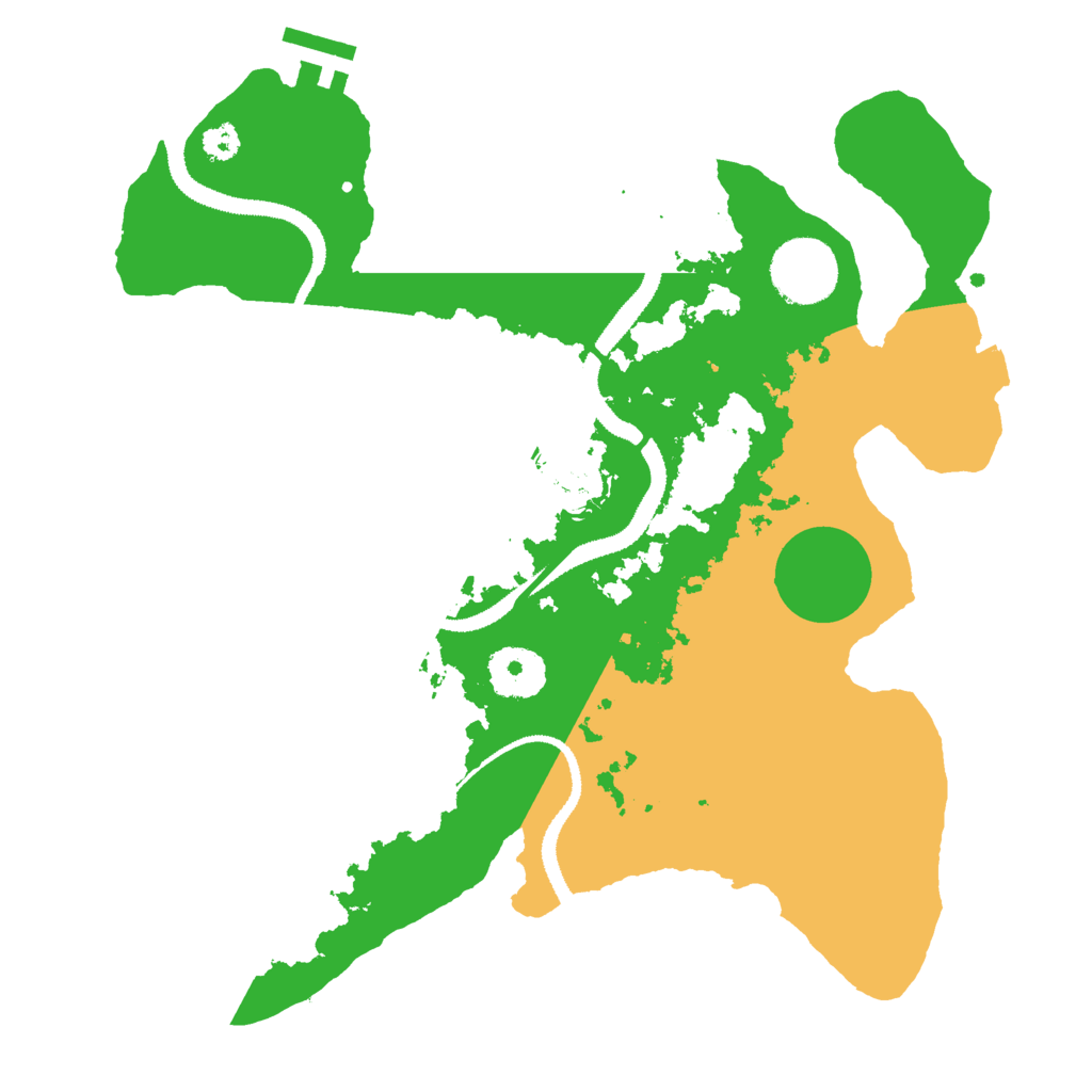 Biome Rust Map: Procedural Map, Size: 3000, Seed: 1599171863