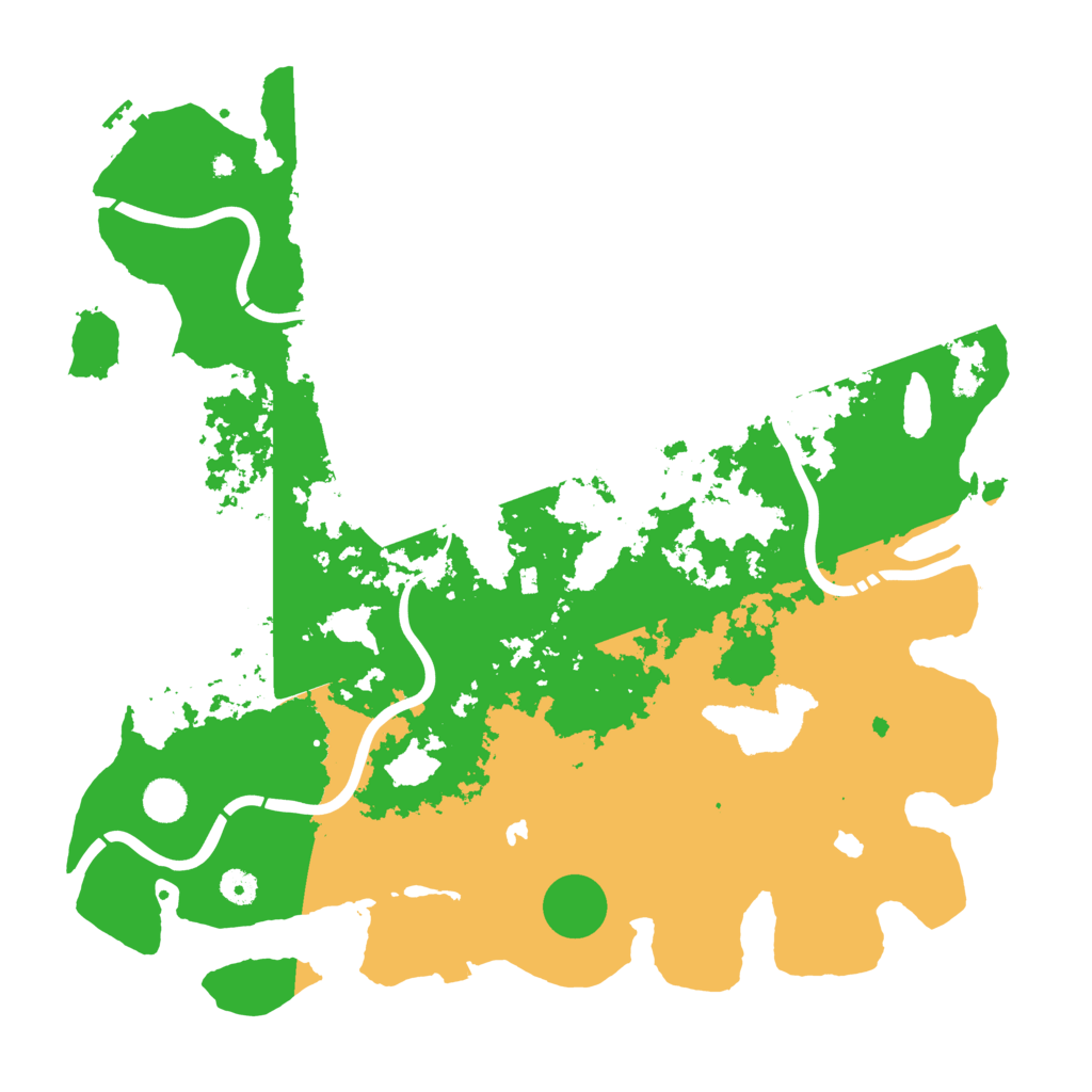 Biome Rust Map: Procedural Map, Size: 4500, Seed: 2103612671