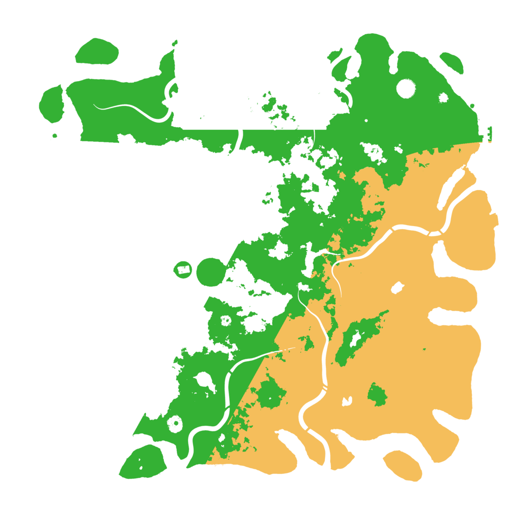 Biome Rust Map: Procedural Map, Size: 4800, Seed: 87347575