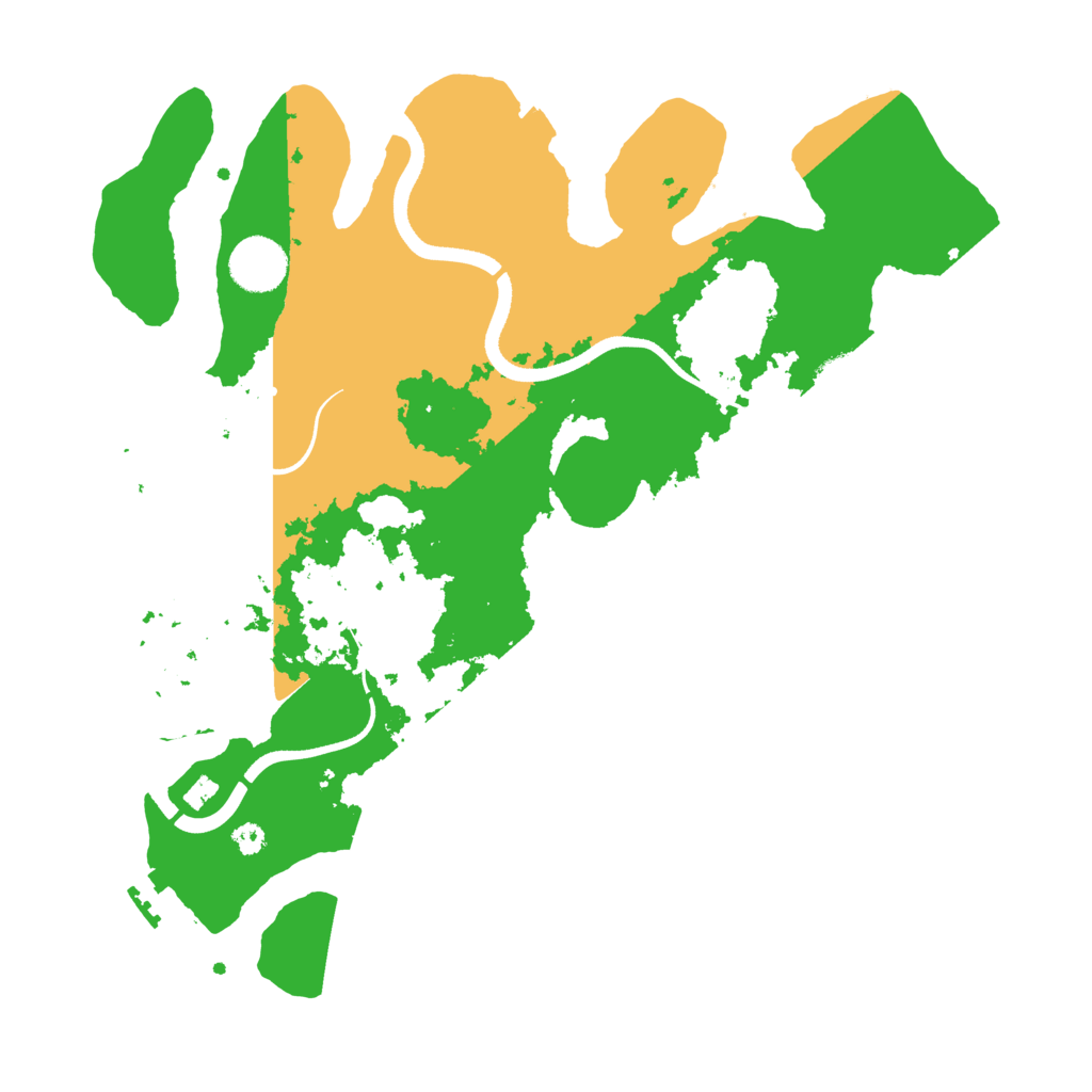 Biome Rust Map: Procedural Map, Size: 3500, Seed: 2016931445