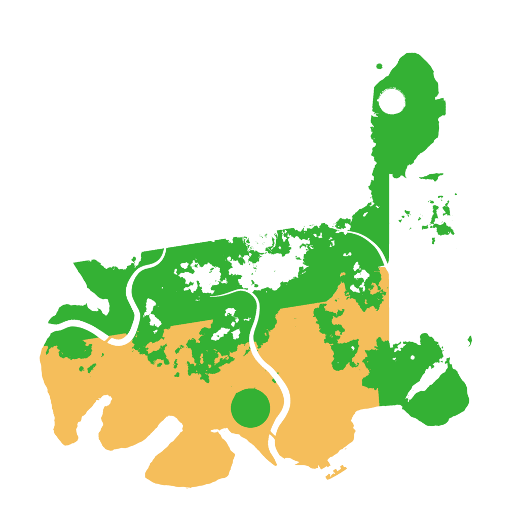 Biome Rust Map: Procedural Map, Size: 3500, Seed: 2010346869