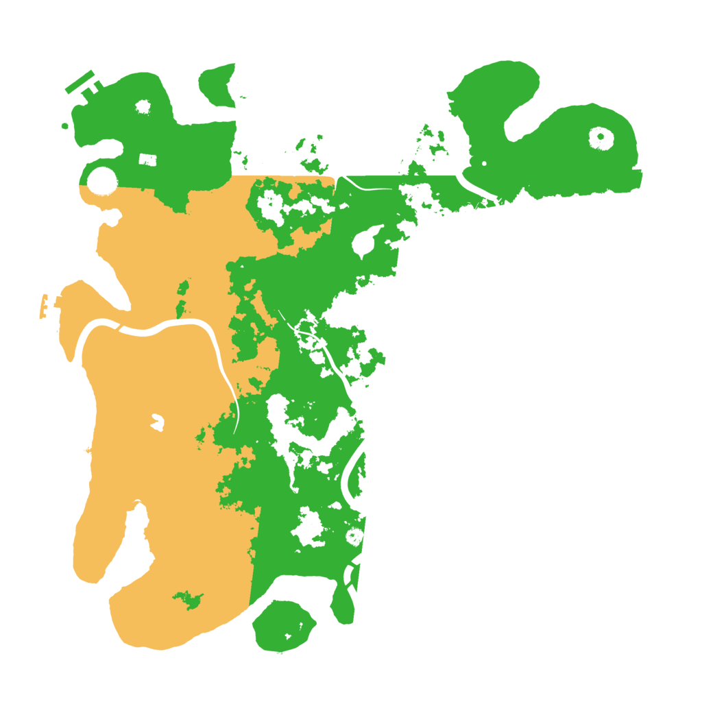Biome Rust Map: Procedural Map, Size: 4300, Seed: 5509055