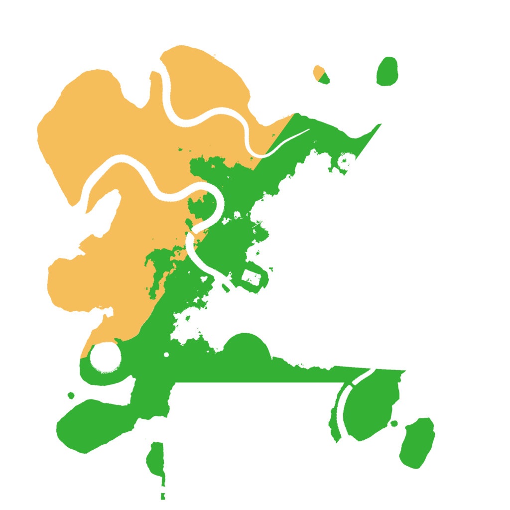Biome Rust Map: Procedural Map, Size: 3000, Seed: 1934823599
