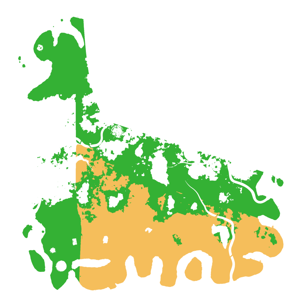 Biome Rust Map: Procedural Map, Size: 5000, Seed: 5845641