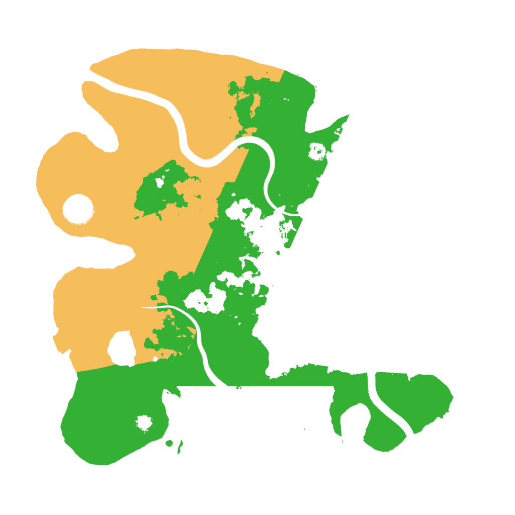 Biome Rust Map: Procedural Map, Size: 3000, Seed: 1629204180