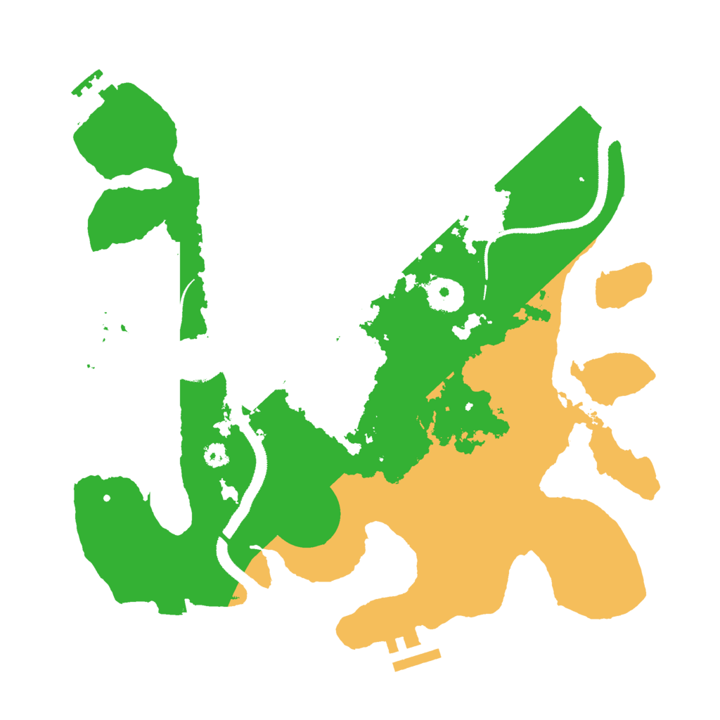 Biome Rust Map: Procedural Map, Size: 3000, Seed: 1075607710