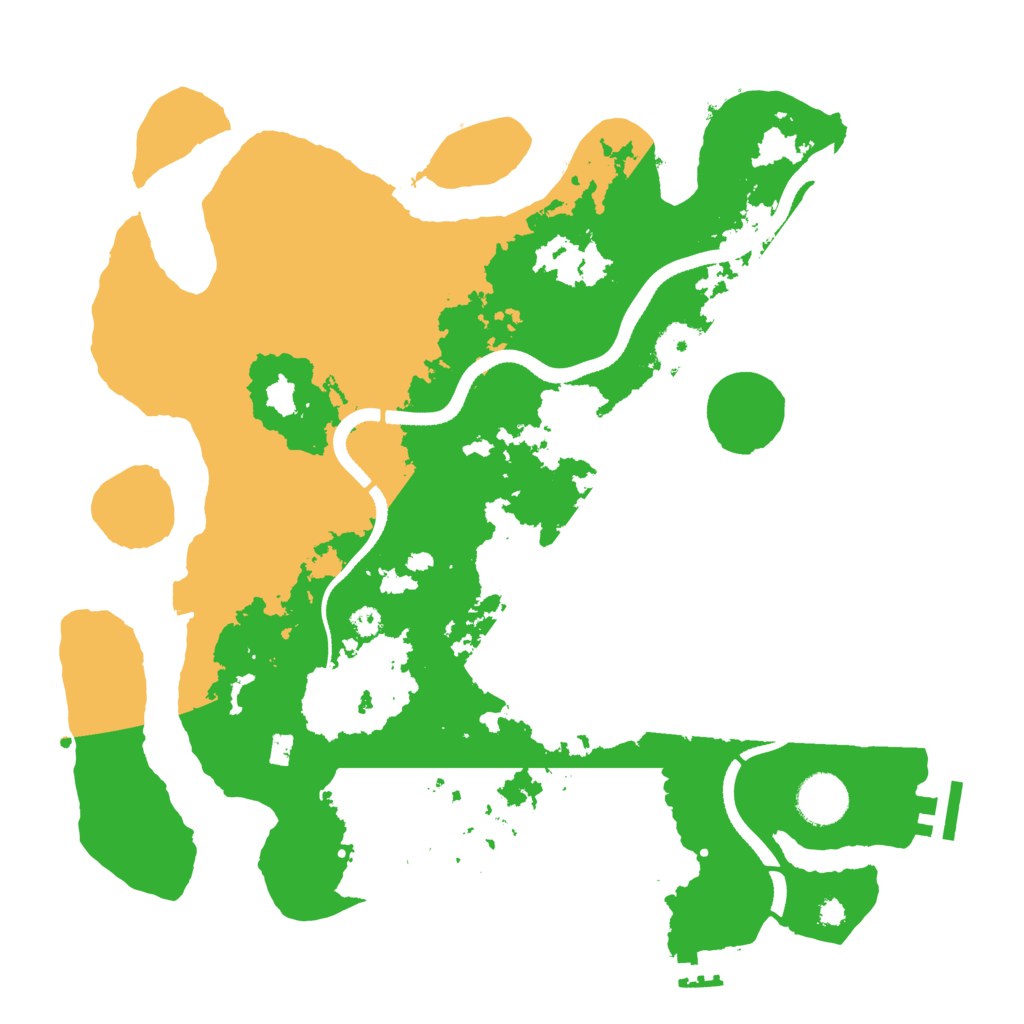Biome Rust Map: Procedural Map, Size: 3500, Seed: 276932023
