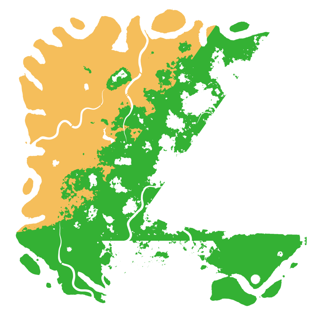 Biome Rust Map: Procedural Map, Size: 6000, Seed: 1501377538