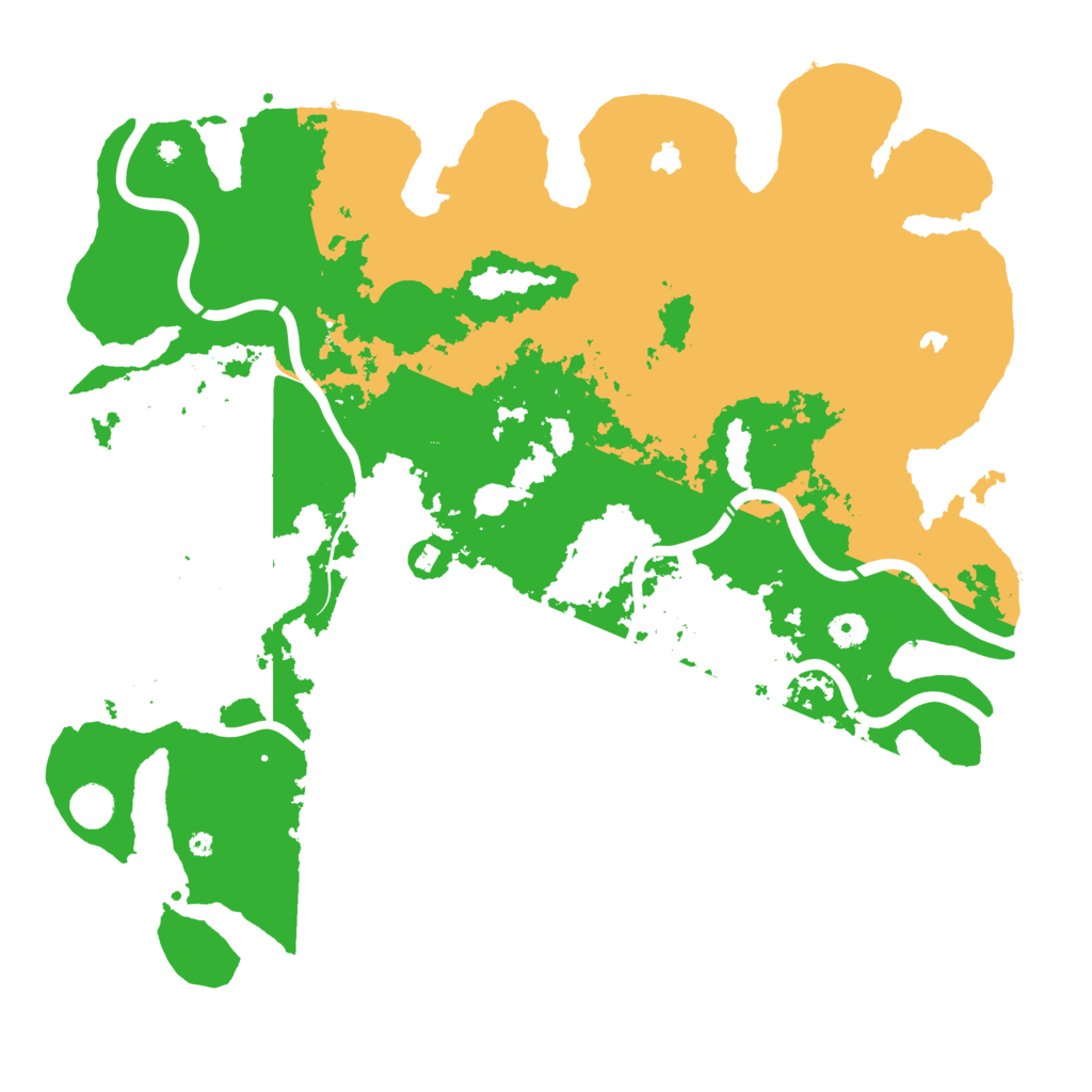 Biome Rust Map: Procedural Map, Size: 4500, Seed: 233671883