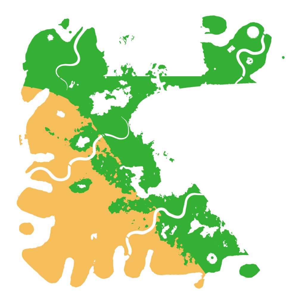 Biome Rust Map: Procedural Map, Size: 4500, Seed: 2072927975