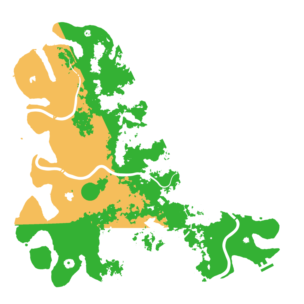 Biome Rust Map: Procedural Map, Size: 4500, Seed: 1043471757