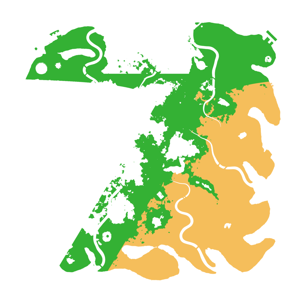 Biome Rust Map: Procedural Map, Size: 4500, Seed: 4888451