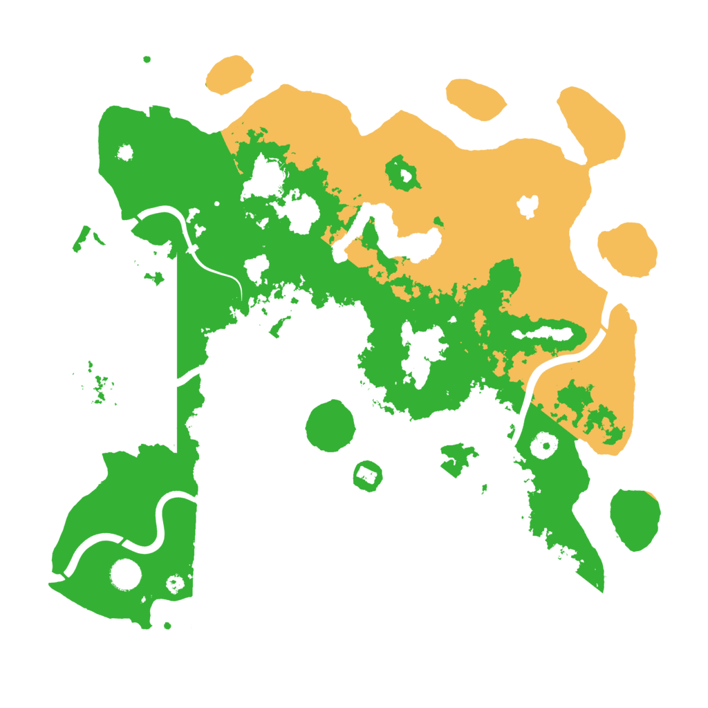 Biome Rust Map: Procedural Map, Size: 4000, Seed: 217511801
