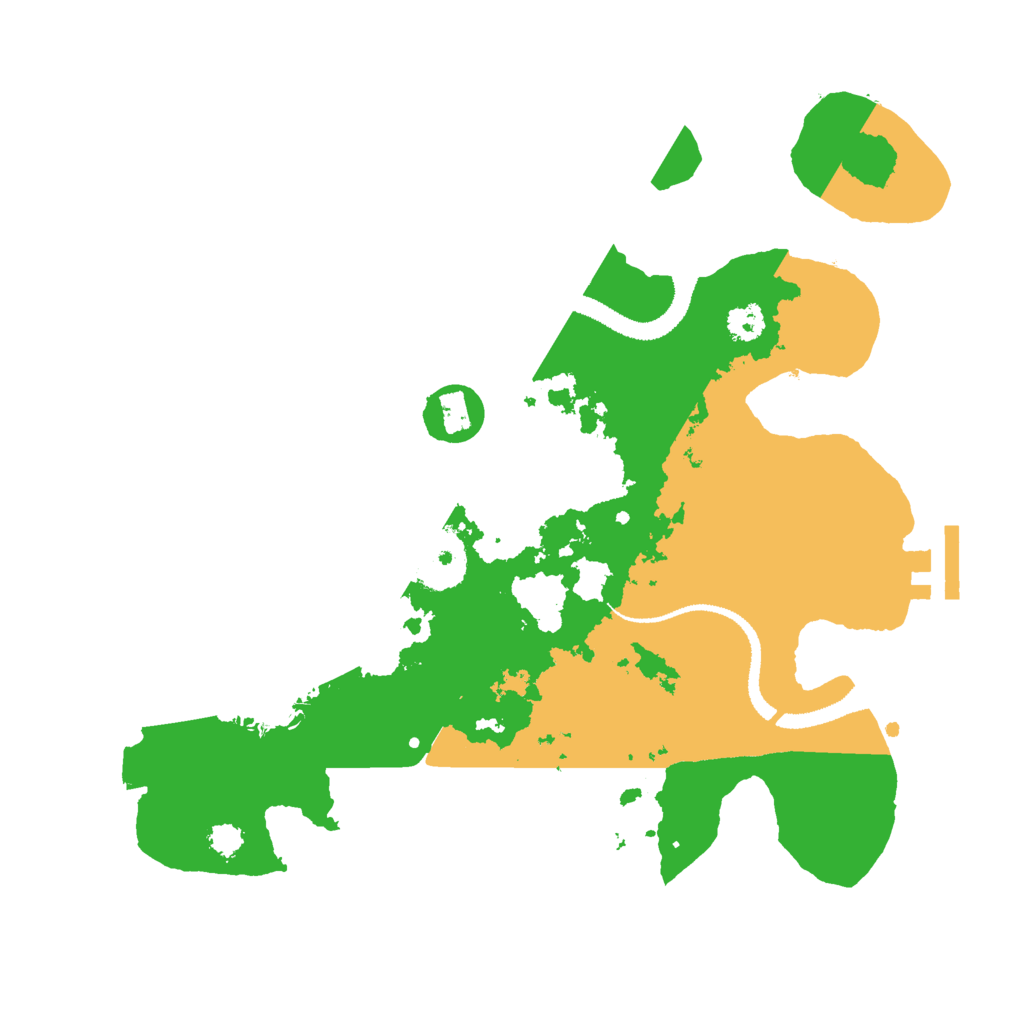 Biome Rust Map: Procedural Map, Size: 2801, Seed: 520971167