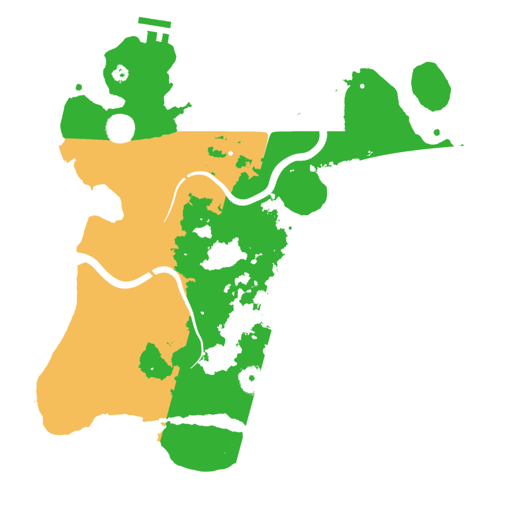 Biome Rust Map: Procedural Map, Size: 3250, Seed: 1712735196