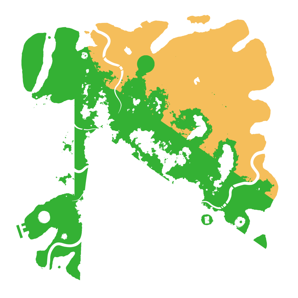 Biome Rust Map: Procedural Map, Size: 4500, Seed: 919789815