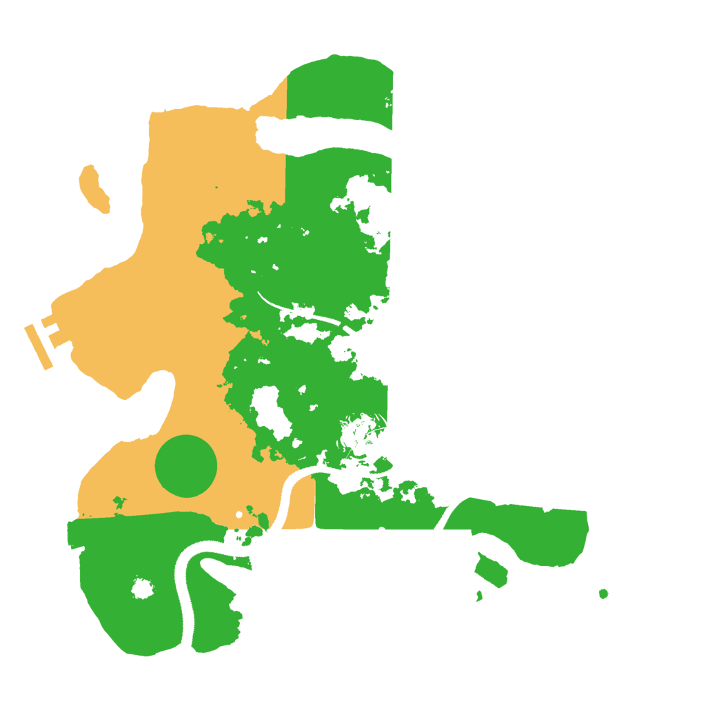 Biome Rust Map: Procedural Map, Size: 3000, Seed: 1441419119