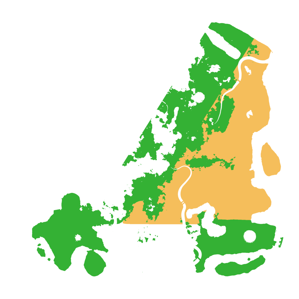 Biome Rust Map: Procedural Map, Size: 4250, Seed: 1597050542