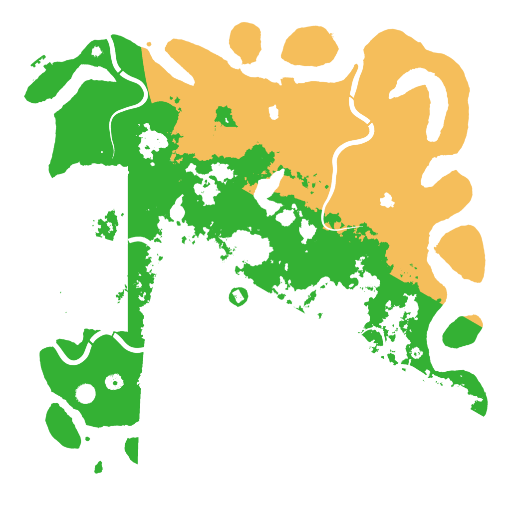 Biome Rust Map: Procedural Map, Size: 4500, Seed: 76718493