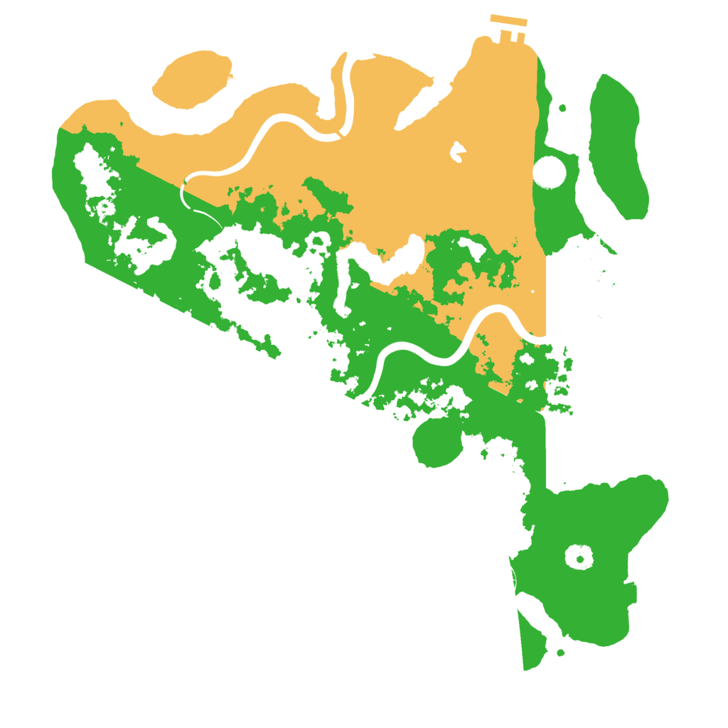 Biome Rust Map: Procedural Map, Size: 4000, Seed: 41848