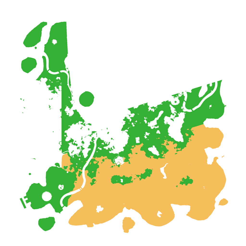 Biome Rust Map: Procedural Map, Size: 4500, Seed: 45689756
