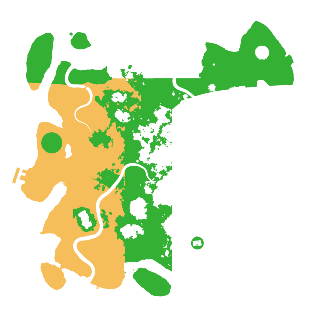 Biome Rust Map: Procedural Map, Size: 3950, Seed: 712899