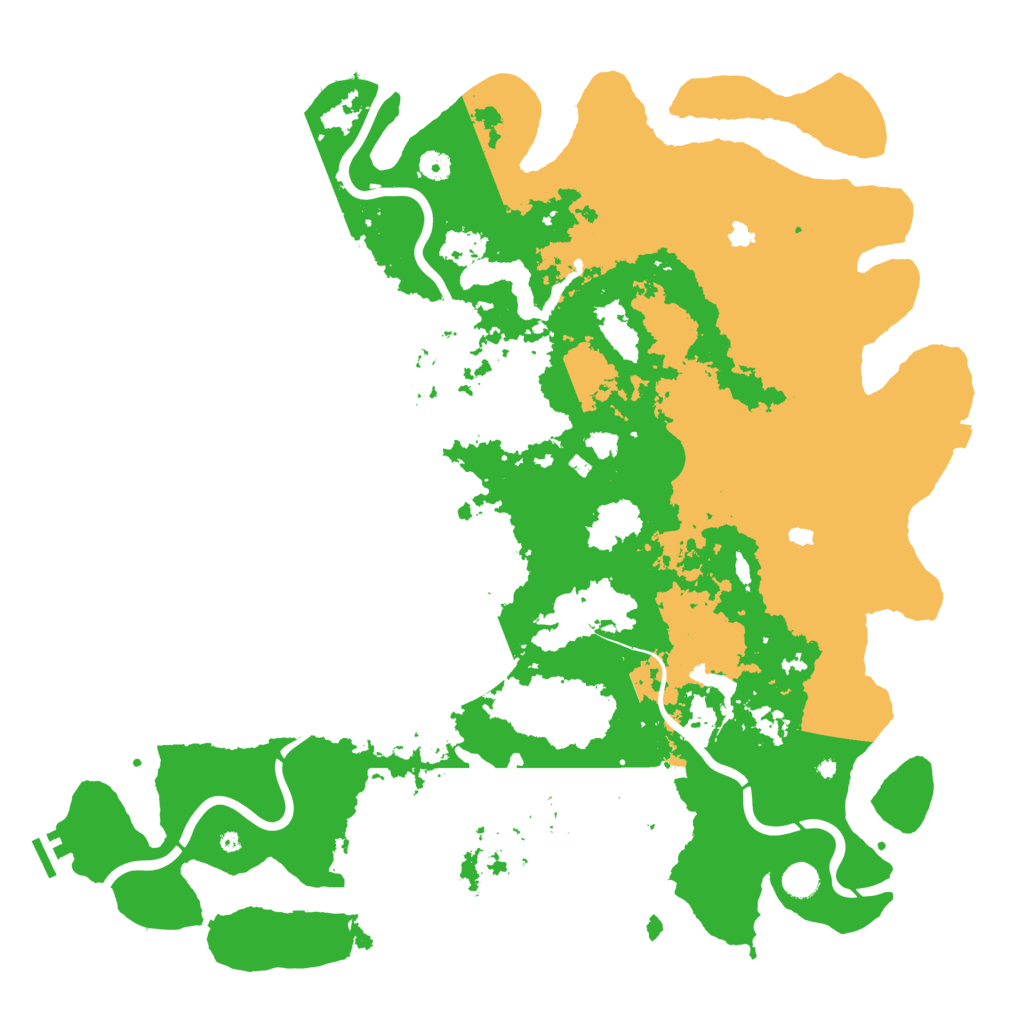 Biome Rust Map: Procedural Map, Size: 5000, Seed: 315427940