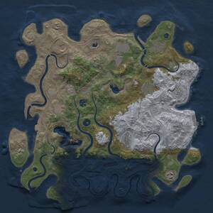 Thumbnail Rust Map: Procedural Map, Size: 4250, Seed: 459997253, 17 Monuments