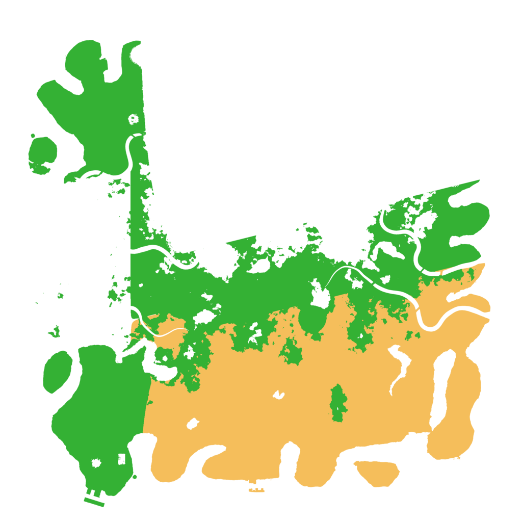 Biome Rust Map: Procedural Map, Size: 5102, Seed: 1