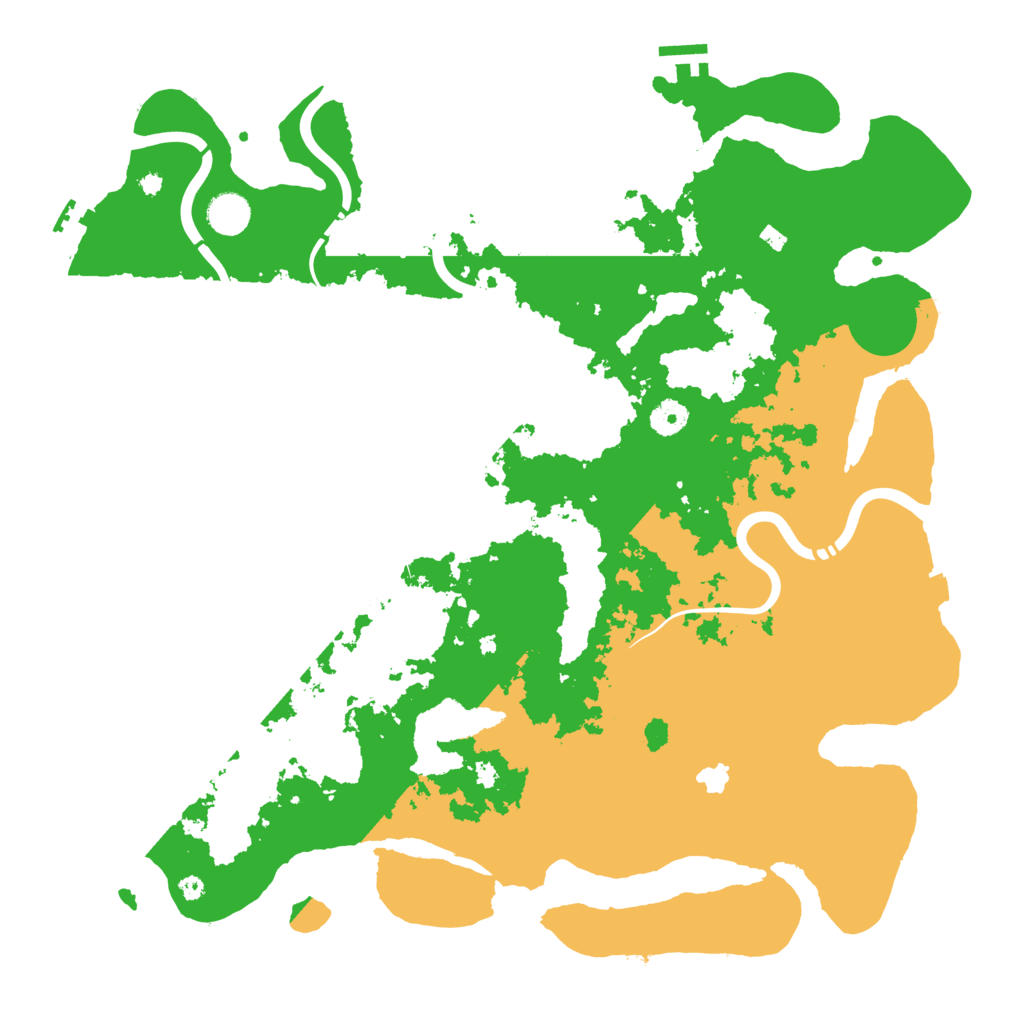 Biome Rust Map: Procedural Map, Size: 4250, Seed: 1990984533