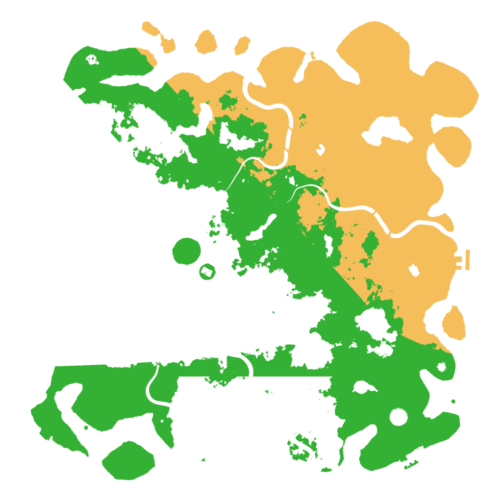Biome Rust Map: Procedural Map, Size: 5000, Seed: 1035355034