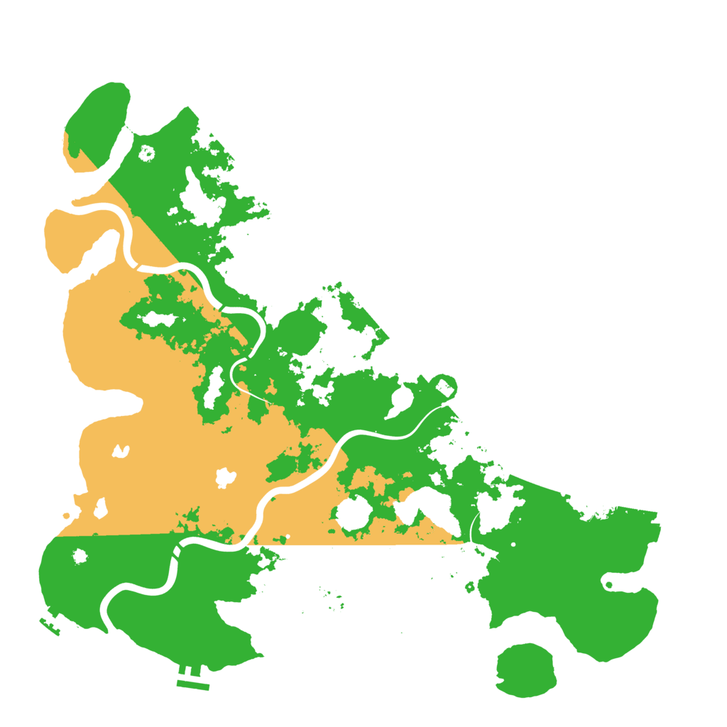Biome Rust Map: Procedural Map, Size: 4500, Seed: 708293842