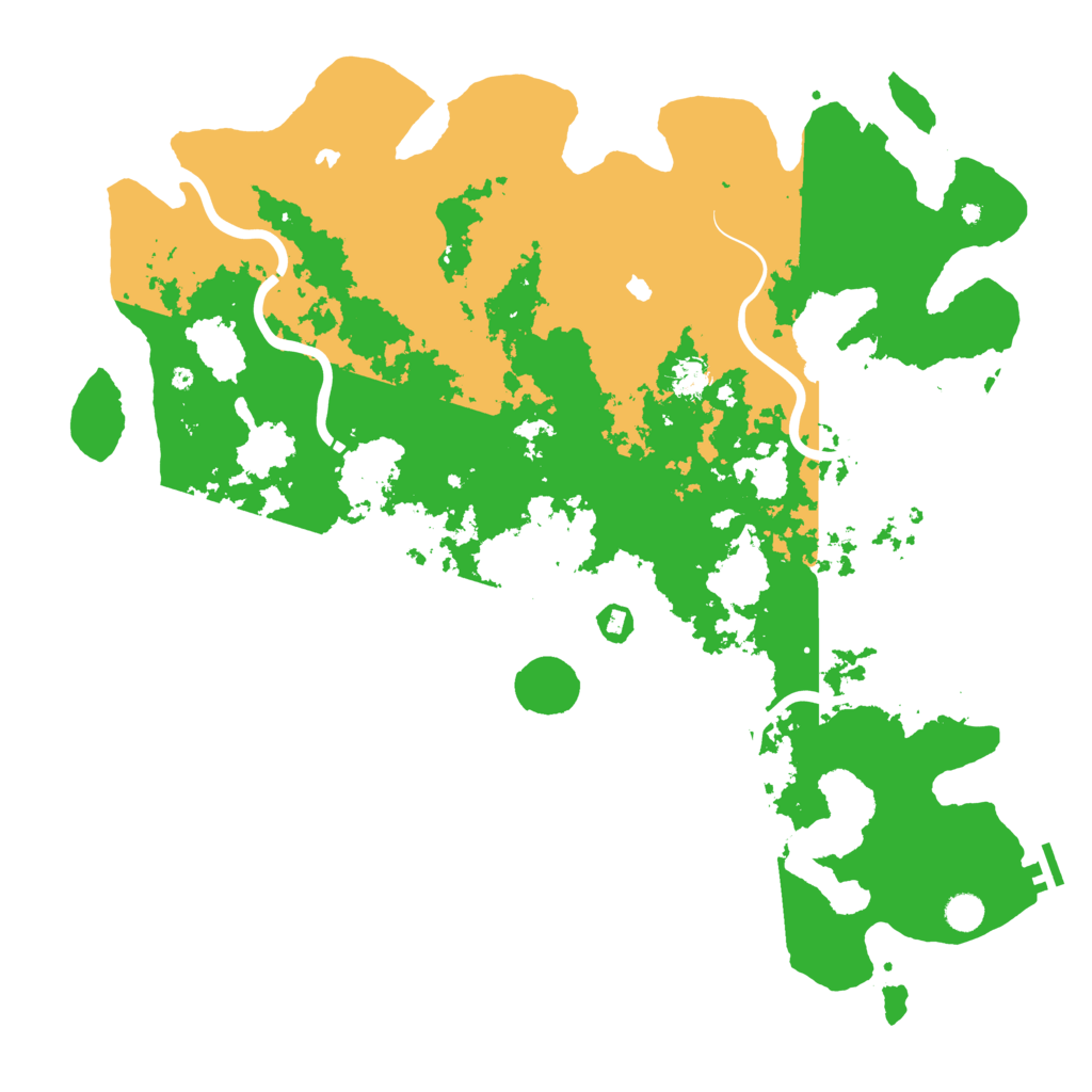 Biome Rust Map: Procedural Map, Size: 5000, Seed: 519977126