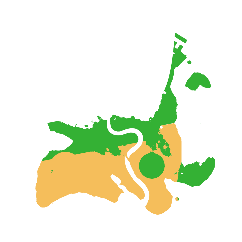 Biome Rust Map: Procedural Map, Size: 2500, Seed: 602417321