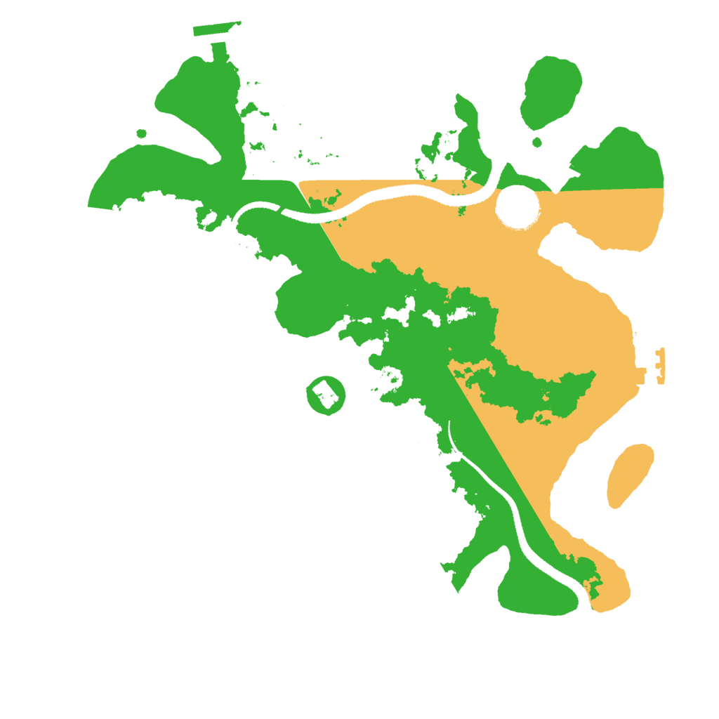 Biome Rust Map: Procedural Map, Size: 3000, Seed: 2013210407