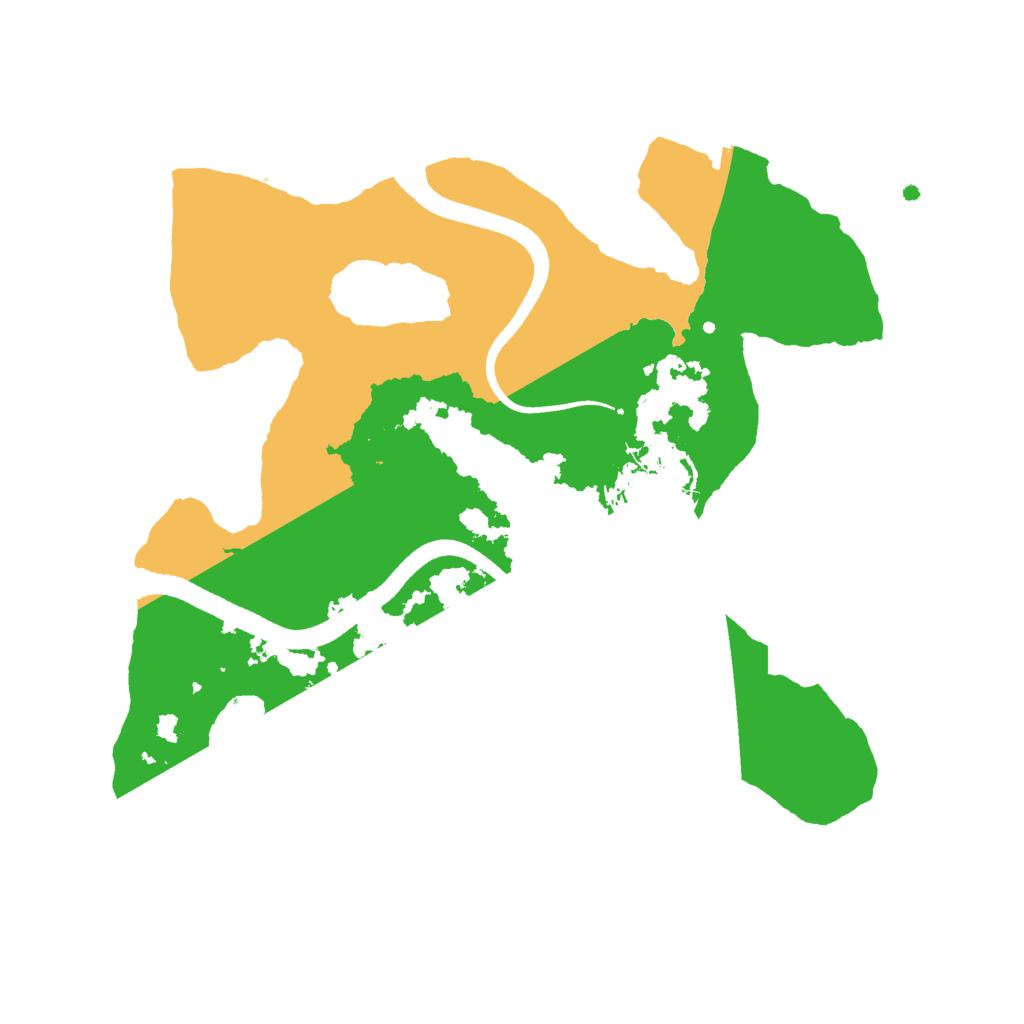 Biome Rust Map: Procedural Map, Size: 2500, Seed: 98713866