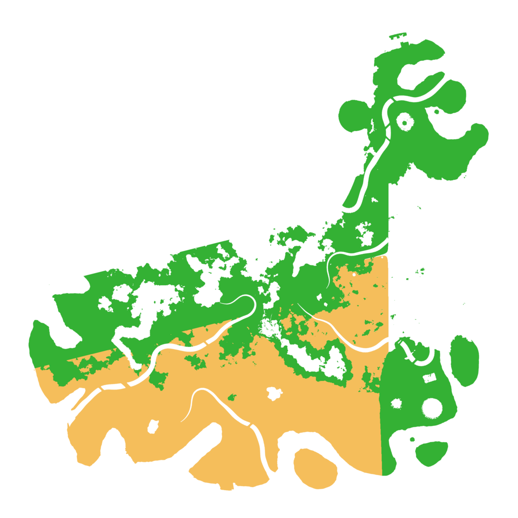 Biome Rust Map: Procedural Map, Size: 4500, Seed: 533765462
