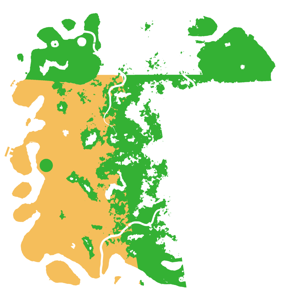 Biome Rust Map: Procedural Map, Size: 6000, Seed: 1069599519