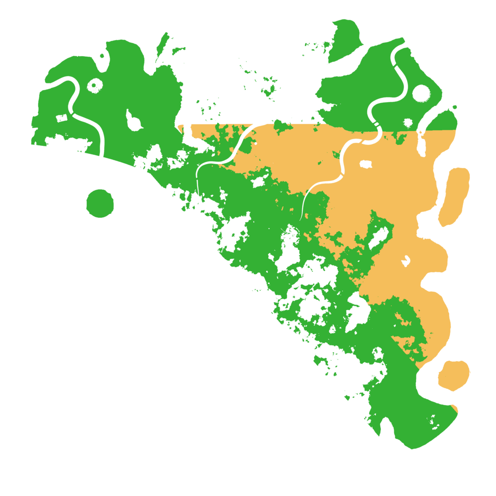 Biome Rust Map: Procedural Map, Size: 5000, Seed: 1237187212
