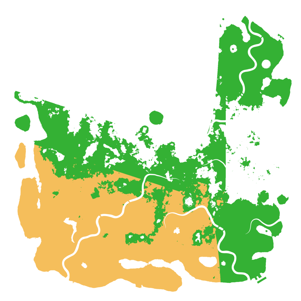 Biome Rust Map: Procedural Map, Size: 6000, Seed: 2083191942